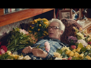 Дед в цветах